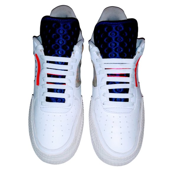 NIKE AIR FORCE 1 LOW DROP TYPE 'SUMMIT WHITE' N.354 SIZE 11.5 MSRP 289.00 CLEAN! - Picture 2 of 7